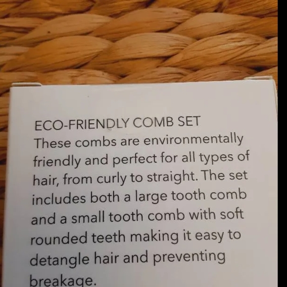 ZOE AYLA Eco Friendly Comb Set  - BNIB - Picture 3 of 4